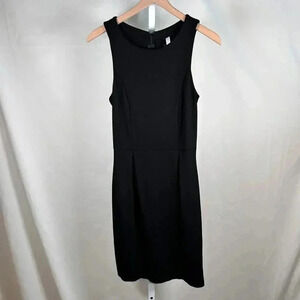 Kensie Size Small Jersey Dress Pleated Black Wedding Party Holiday
